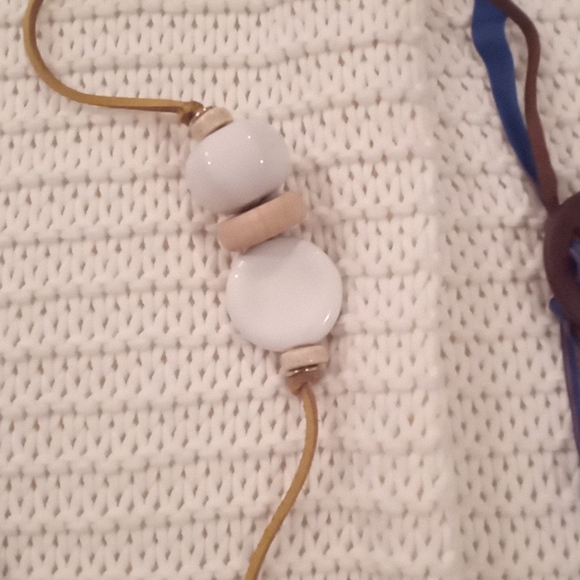 Bold Wrap Handmade Leather & Ribbon Bracelets 😍 - Picture 3 of 4